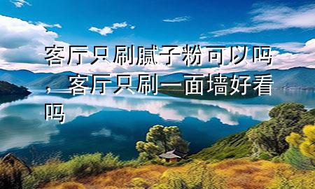 客厅只刷腻子粉可以吗，客厅只刷一面墙好看吗
