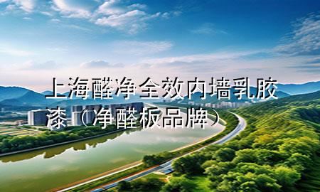 上海醛净全效内墙乳胶漆（净醛板品牌）