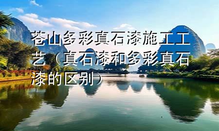 苍山多彩真石漆施工工艺（真石漆和多彩真石漆的区别）