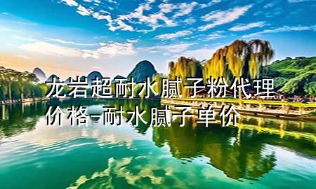 龙岩超耐水腻子粉代理价格-耐水腻子单价