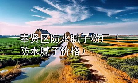 奉贤区防水腻子粉厂（防水腻子价格）