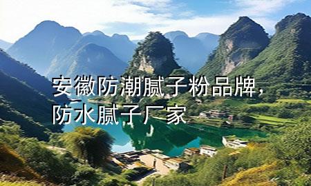 安徽防潮腻子粉品牌，防水腻子厂家