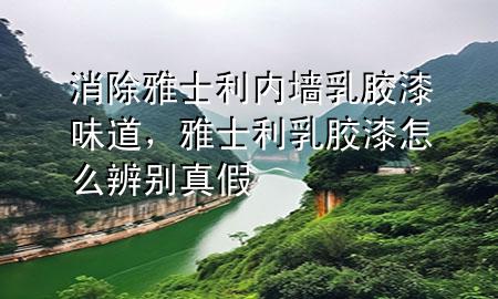消除雅士利内墙乳胶漆味道，雅士利乳胶漆怎么辨别真假