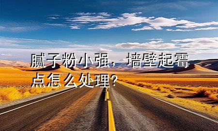 腻子粉小强，墙壁起霉点怎么处理?
