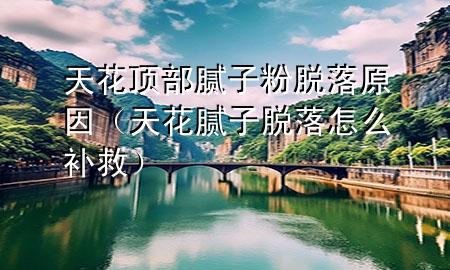天花顶部腻子粉脱落原因（天花腻子脱落怎么补救）
