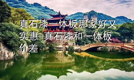 真石漆一体板哪家好又实惠-真石漆和一体板价差