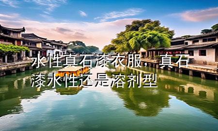 水性真石漆衣服，真石漆水性还是溶剂型
