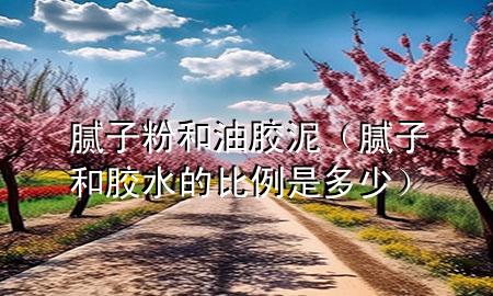 腻子粉和油胶泥（腻子和胶水的比例是多少）
