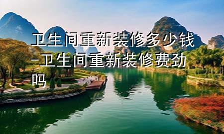 卫生间重新装修多少钱-卫生间重新装修费劲吗