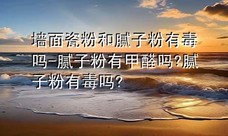 墙面瓷粉和腻子粉有毒吗-腻子粉有甲醛吗? 腻子粉有毒吗?