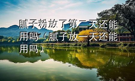腻子粉放了第二天还能用吗（腻子放一天还能用吗）