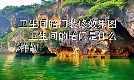 卫生间暗门装修效果图，卫生间的暗门是什么样的