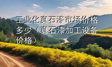 工业化真石漆市场价格多少（真石漆加工设备价格）