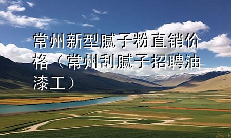 常州新型腻子粉直销价格（常州刮腻子招聘油漆工）