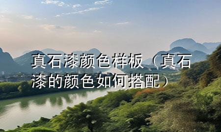 真石漆颜色样板（真石漆的颜色如何搭配）