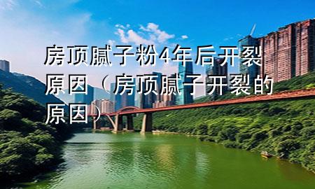 房顶腻子粉4年后开裂原因（房顶腻子开裂的原因）