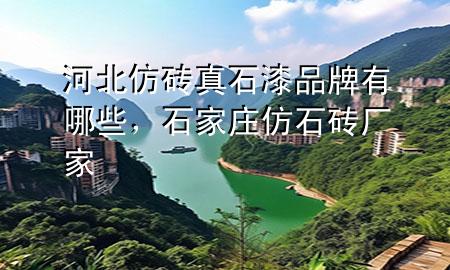 河北仿砖真石漆品牌有哪些，石家庄仿石砖厂家