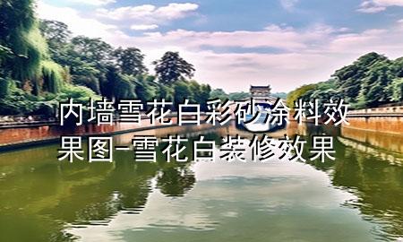 内墙雪花白彩砂涂料效果图-雪花白装修效果