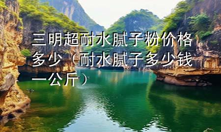 三明超耐水腻子粉价格多少（耐水腻子多少钱一公斤）