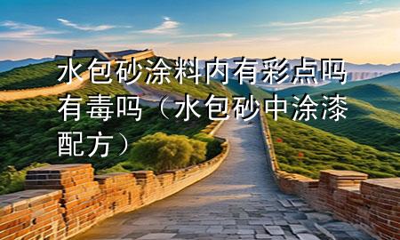 水包砂涂料内有彩点吗有毒吗（水包砂中涂漆配方）
