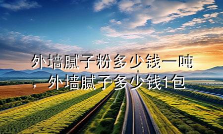 外墙腻子粉多少钱一吨，外墙腻子多少钱1包