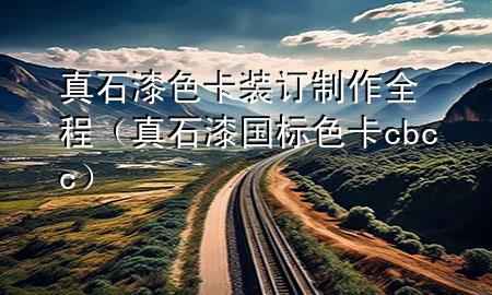 真石漆色卡装订制作全程（真石漆国标色卡cbcc）