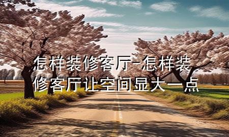 怎样装修客厅-怎样装修客厅让空间显大一点
