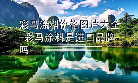 彩马涂料价格图片大全-彩马涂料是进口品牌吗