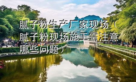 腻子粉生产厂家现场（腻子粉现场施工需注意哪些问题）