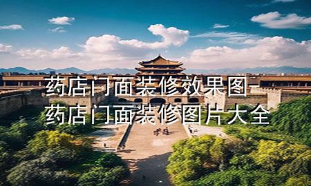 药店门面装修效果图-药店门面装修图片大全