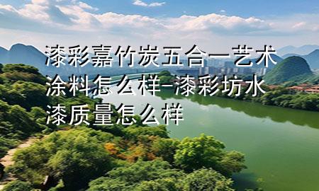 漆彩嘉竹炭五合一艺术涂料怎么样-漆彩坊水漆质量怎么样