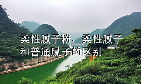 柔性腻子粉，柔性腻子和普通腻子的区别