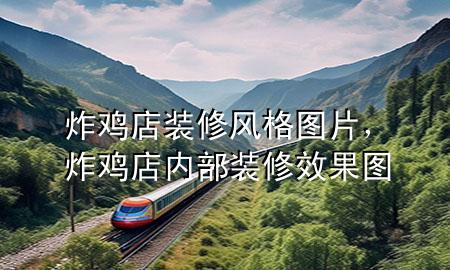 炸鸡店装修风格图片，炸鸡店内部装修效果图