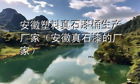 安徽塑料真石漆桶生产厂家（安徽真石漆的厂家）