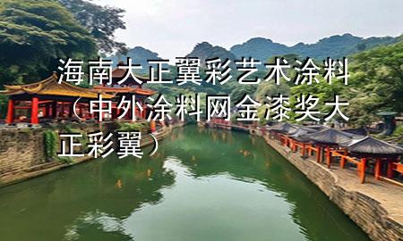 海南大正翼彩艺术涂料（中外涂料网金漆奖大正彩翼）