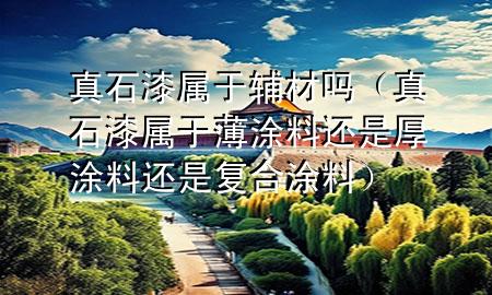 真石漆属于辅材吗（真石漆属于薄涂料还是厚涂料还是复合涂料）