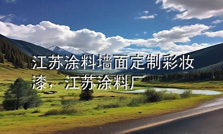江苏涂料墙面定制彩妆漆，江苏涂料厂