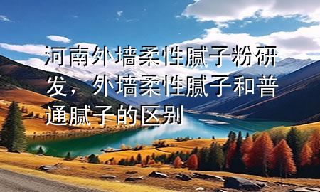 河南外墙柔性腻子粉研发，外墙柔性腻子和普通腻子的区别