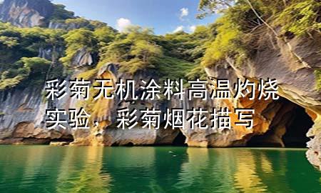 彩菊无机涂料高温灼烧实验，彩菊烟花描写