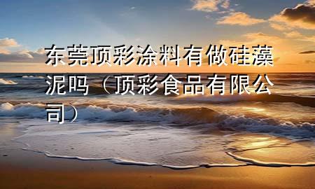 东莞顶彩涂料有做硅藻泥吗（顶彩食品有限公司）