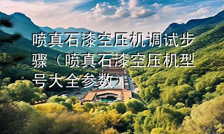 喷真石漆空压机调试步骤（喷真石漆空压机型号大全参数）