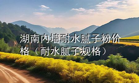 湖南内墙耐水腻子粉价格（耐水腻子规格）