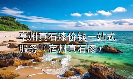 亳州真石漆价钱一站式服务（宿州真石漆）