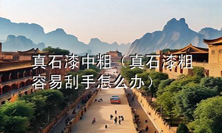真石漆中粗（真石漆粗容易刮手怎么办）