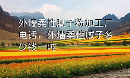 外墙柔性腻子粉加工厂电话，外墙柔性腻子多少钱一吨