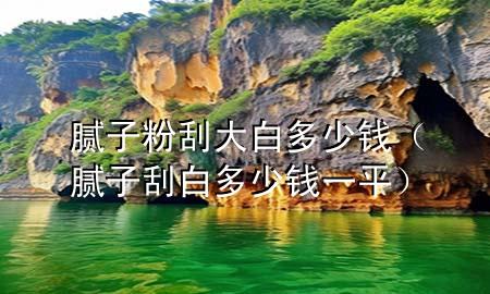 腻子粉刮大白多少钱（腻子刮白 多少钱一平）
