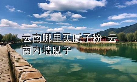 云南哪里买腻子粉-云南内墙腻子