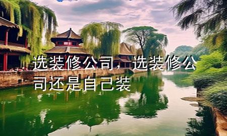 选装修公司，选装修公司还是自己装
