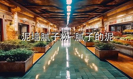 泥墙腻子粉-腻子的泥
