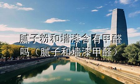 腻子粉和墙漆含有甲醛吗（腻子和墙漆 甲醛）